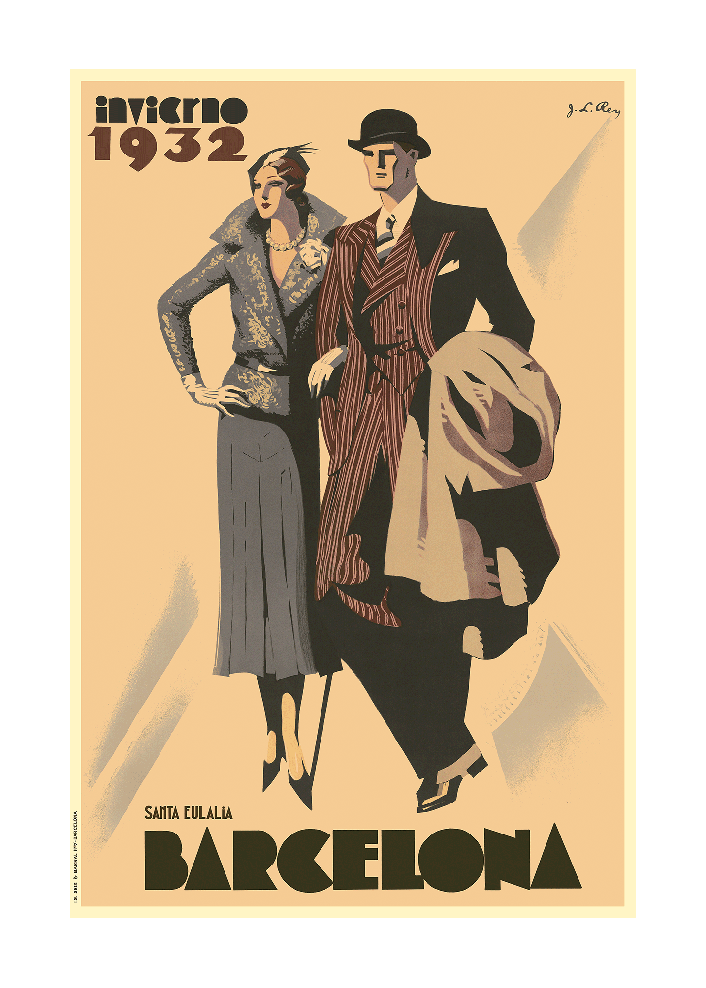 Impeccable Lovers , Santa Eulalia, Barcelona 1932.