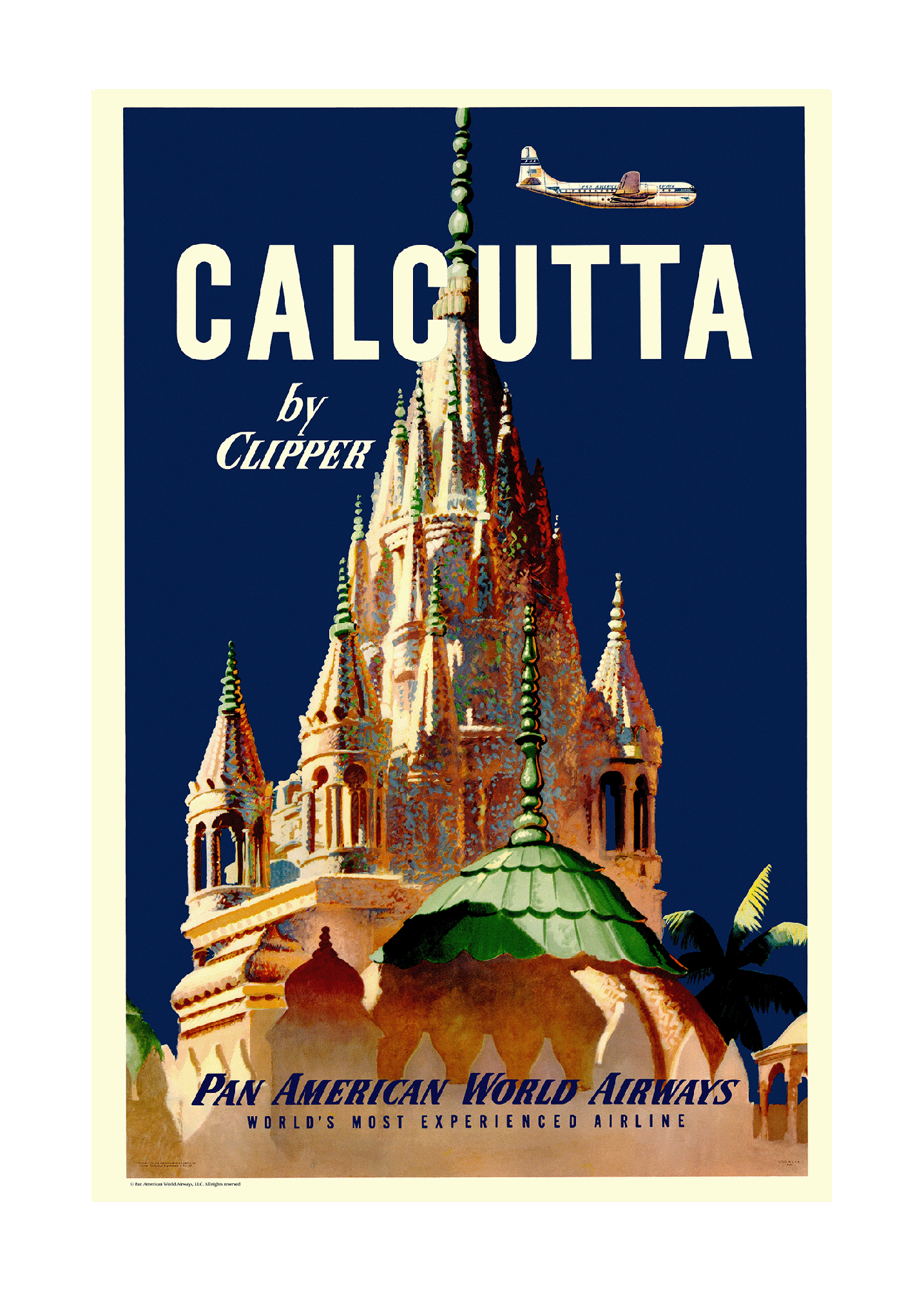 Calcutta, Pan American, 1950s [Jain Temple].