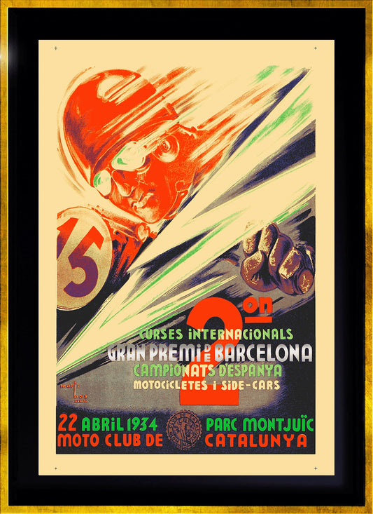 Gran Premi de Barcelona, Motocicletes, 1934.