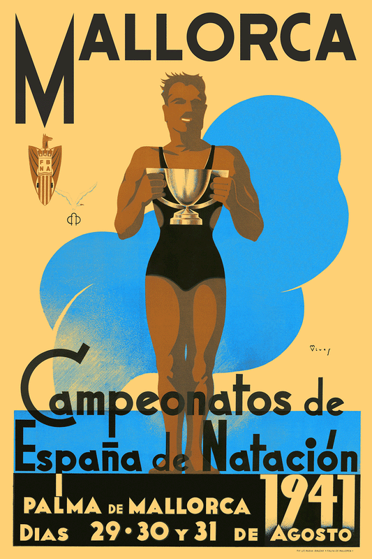 Campeonatos de España de Natación, Palma de Mallorca, 1941.